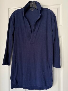 J. Crew Navy Tunic /Swimsuit Cover-Up